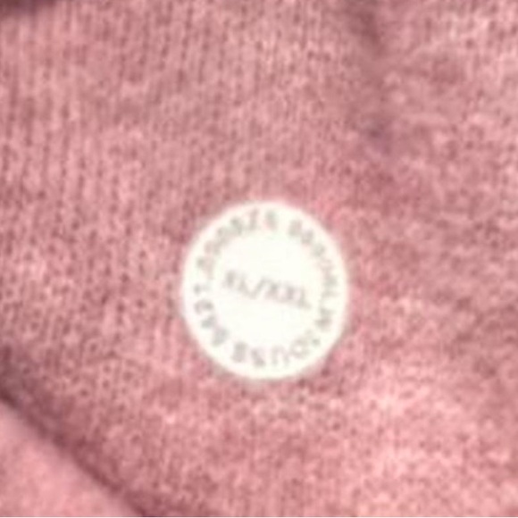 Lululemon Scuba Oversized 1/2 Zip Hoodie | Heathered Pink Taupe | XL/XXL - Picture 4 of 5